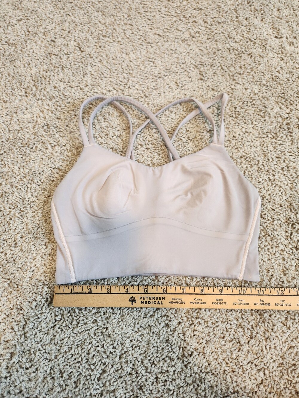 Lululemon Like A Cloud Longline Bra Light Support B/C Cup Size 4 - Picture 5 of 6